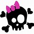 Image result for Skull Bow Cartoon