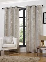 Image result for Small Print Curtains Ivory