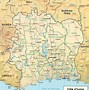 Image result for Ivory Coast On a Orld Map