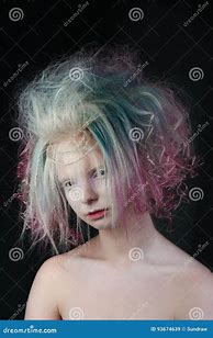 Image result for Albino Dyed Hair