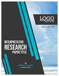 Image result for Research Paper Cover Page Template