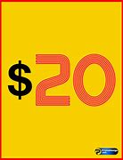 Image result for $20 Sign