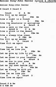 Image result for John Denver Annie's Song Lyrics