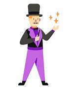 Image result for Magician in the Circus Cartoon Png