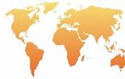 Image result for Carte Monde Orange