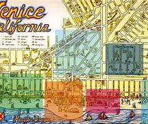 Image result for Venice California Canals Map