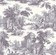 Image result for Gray Toile Wallpaper