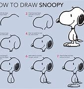 Image result for Easy Draw Snoopy