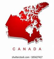 Image result for Canada Map Red