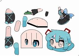 Image result for Paper Doll Template Anime