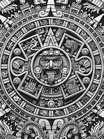 Image result for Aztec Calendar Art