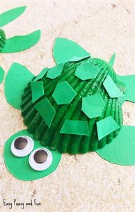 Image result for Seashell Turtle Craft