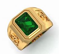 Image result for Men Emerald Kings Ring