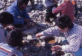 Image result for Inuit Mother Cooking