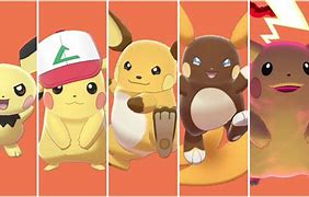 Image result for Pikachu Forms