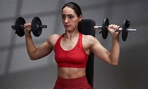 Image result for Shoulder Press Dumbel