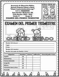 Image result for Examen De 5