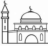 Image result for Gambar Masjid Hitam Putih