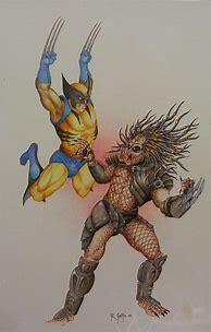 Image result for Wolverine Vs. the Predator Who Won