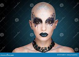 Image result for Alien Girl Makeup