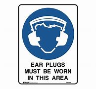 Image result for Ear Plug Signage