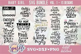 Image result for Baby Girl SVG Bundles