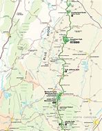 Image result for Blue Ridge Parkway Highlighted Route Map