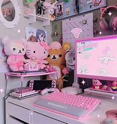 Image result for Pink Hello Kitty Gaming Chair