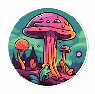 Image result for Trippy Mushroom Vector Png