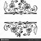 Image result for Floral Design Black White