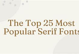 Image result for Best Free Serif Fonts