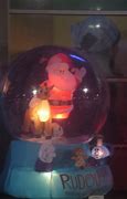 Image result for Retro TV Snow Globe Rudolph