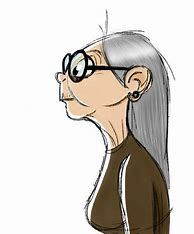 Image result for Old Lady Cartoon Character Drawing