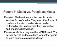 Image result for People as Medi and People in Media