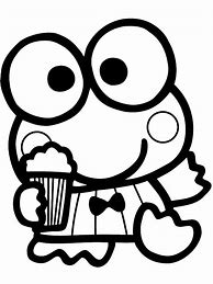 Image result for Keroppi Drawing Black and White