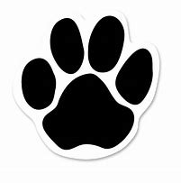 Image result for Black Dog Paw Print Art