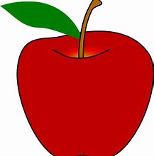 Image result for Red Apple Outline Clip Art with Seeds