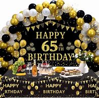 Image result for Happy 65th Birthday Decorations