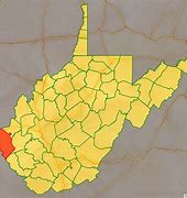 Image result for Wayne County WV Outline Map