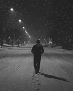 Image result for Man Walking Alone at Night