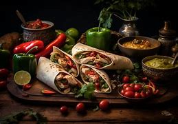 Image result for Chicken Curry Burrito