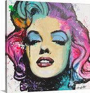 Image result for Marilyn Monroe Pop Art Canvas