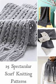 Image result for long scarf knitting patterns