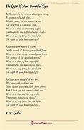 Image result for Your Stunning Eyes Poem