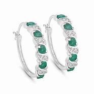 Image result for Emerald Earrings Genuine