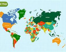 Image result for World Map Labeled