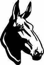 Image result for Mule Head Clip Art