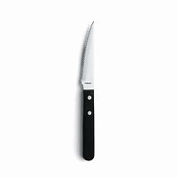 Image result for Steak Knife Black Handle