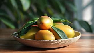 Image result for Mango Fruit Plate Arranged as a Sunflower