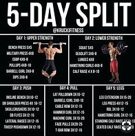 Image result for Body Part Split Workout